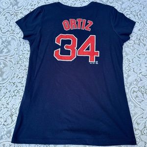 Women’s Red Sox T-shirt David Ortiz Big Papi Large